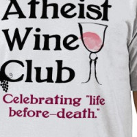 Atheist wine club T-shirt