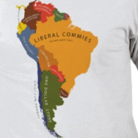 South America According to the US T-shirt