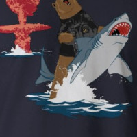 The Great Escape - bear shark cavalry T-shirt